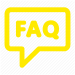 FAQ icon yellow